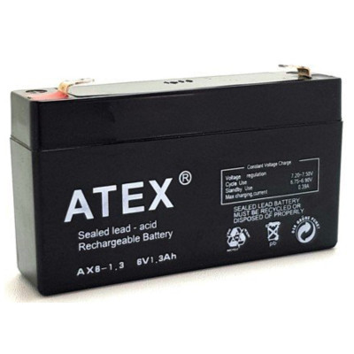 Atex AX- 6V 7 Ah 151x34x95 Kuru Akü k:10